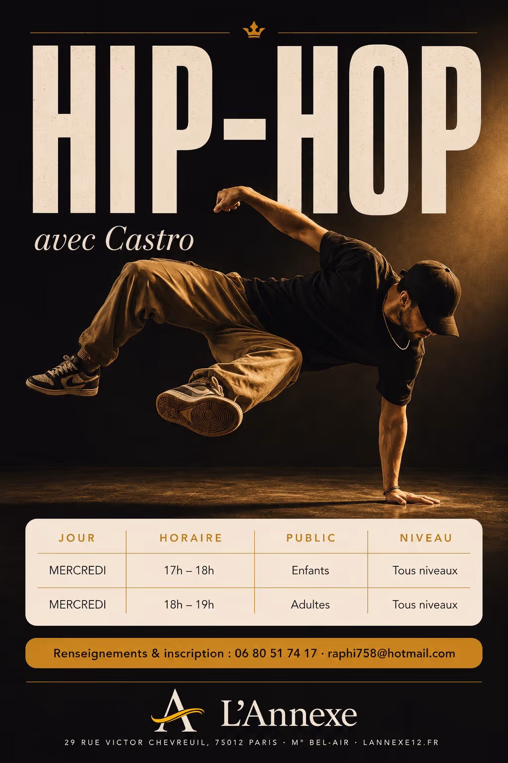 Affiche Hip-hop — Castro