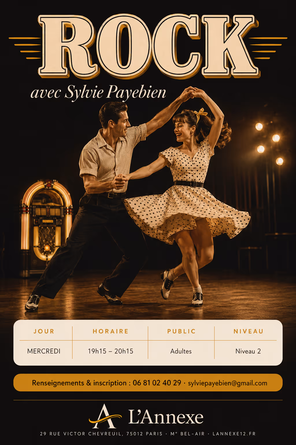 Affiche Rock — Sylvie Payebien