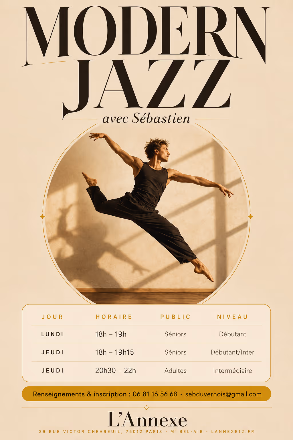 Affiche Modern jazz — Sébastien