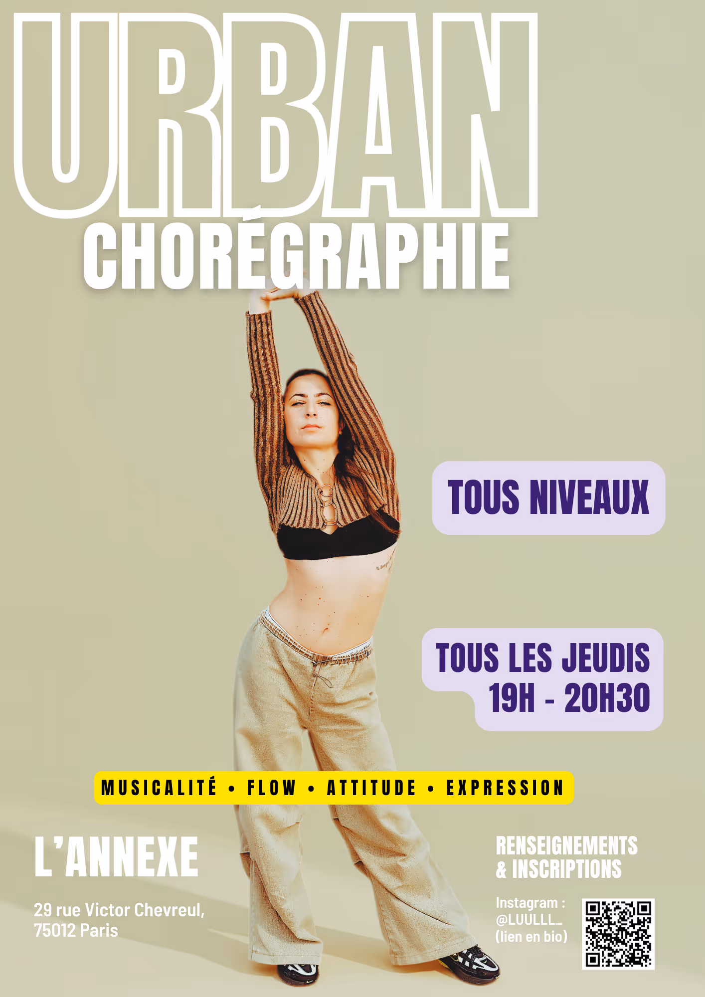 Affiche Danse Urbaine — Lucile
