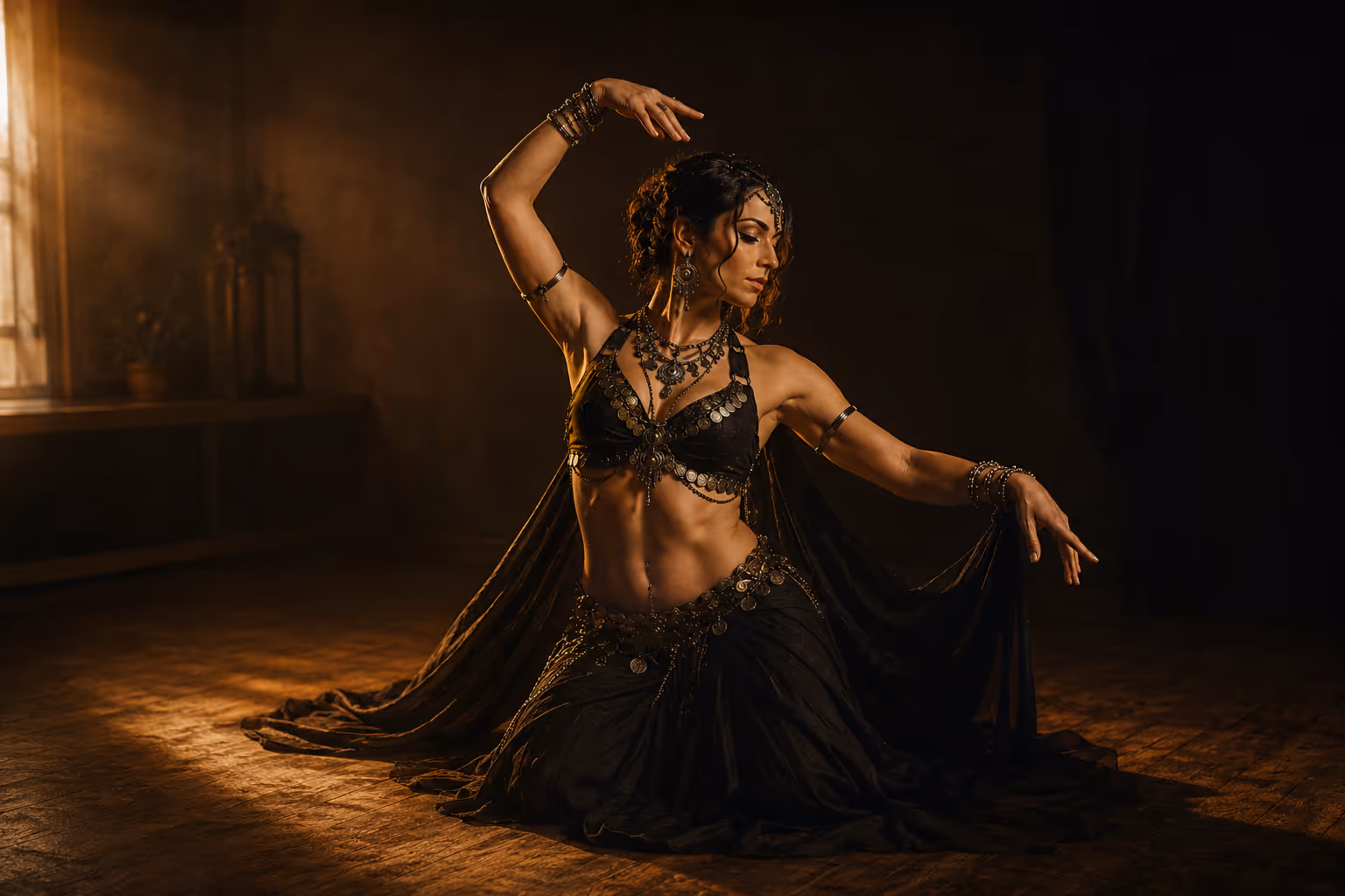 Cours de Tribal fusion à L'Annexe, Paris 12e